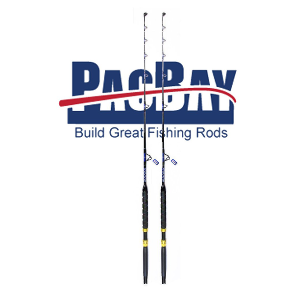 Pair Of Tournament Series Trolling Rods 20-40 LB
PAIR OF TOURNAMENT SERIES 20-40 LB 
ALL OF OUR RODS ARE MADE USING SOLID E GLASS BLANKS,NOT INFERIOR COMPOSIT OR HOLLOW BLANKS
                          !!!!!! NOW Saltwater RodsXCALIBER MARINEXcaliber marine inc