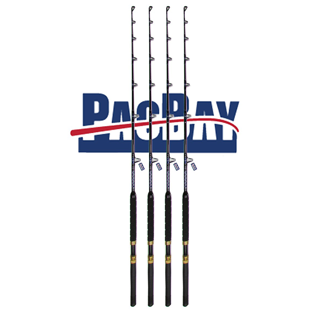 Set Of 4 Inshore Series Saltwater Turbo Guide Rods 30-50 LB