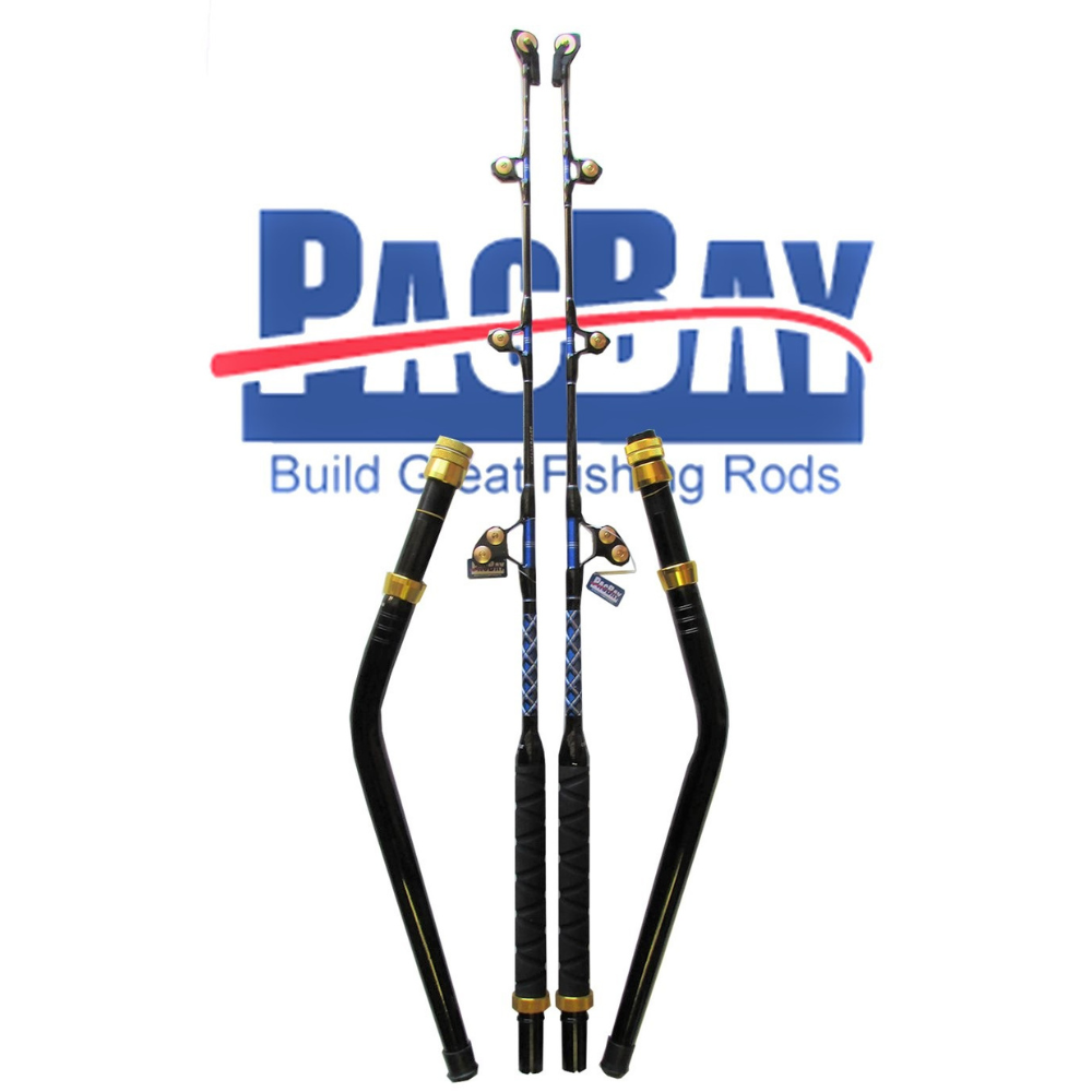 Pair Of Offshore Series Deep Drop Swivel Tip Trolling Rods 100 LB ClasPAIR OF XCALIBER MARINE SWIVEL TIP 100LB CLASS DEEP DROP ROD

 ALL OF OUR RODS ARE MADE USING SOLID EGLASS BLANKS, NOT INFERIOR HOLLOW COMPOSITE OR FIBERGLASS BLANKSSaltwater RodsXcaliber marine incXcaliber marine inc