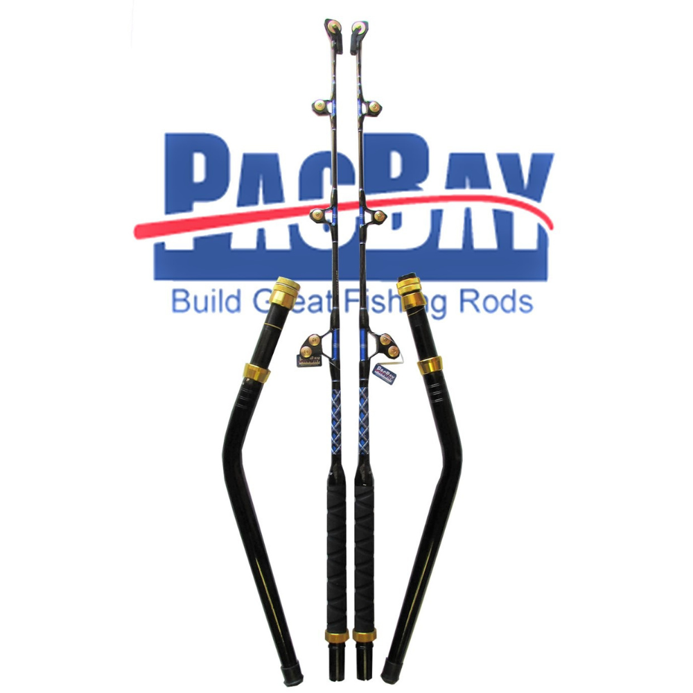 Pair Of Offshore Series Deep Drop Swivel Tip Trolling Rods 100 LB ...