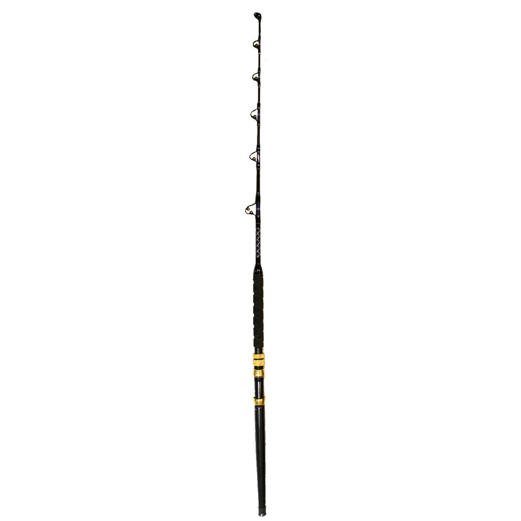 Pair Of Pro Tournament Series Bent and Straight Butt Trolling Rods 30- PAIR OF PRO TOURNAMENT SERIES 30-50LB 
ALL OF OUR RODS ARE MADE USING SOLID E GLASS BLANKS,NOT INFERIOR COMPOSIT OR HOLLOW BLANKS
ALL OF OUR RODS COME WITH A 5 YEARSaltwater RodsXcaliber marine incXcaliber marine inc