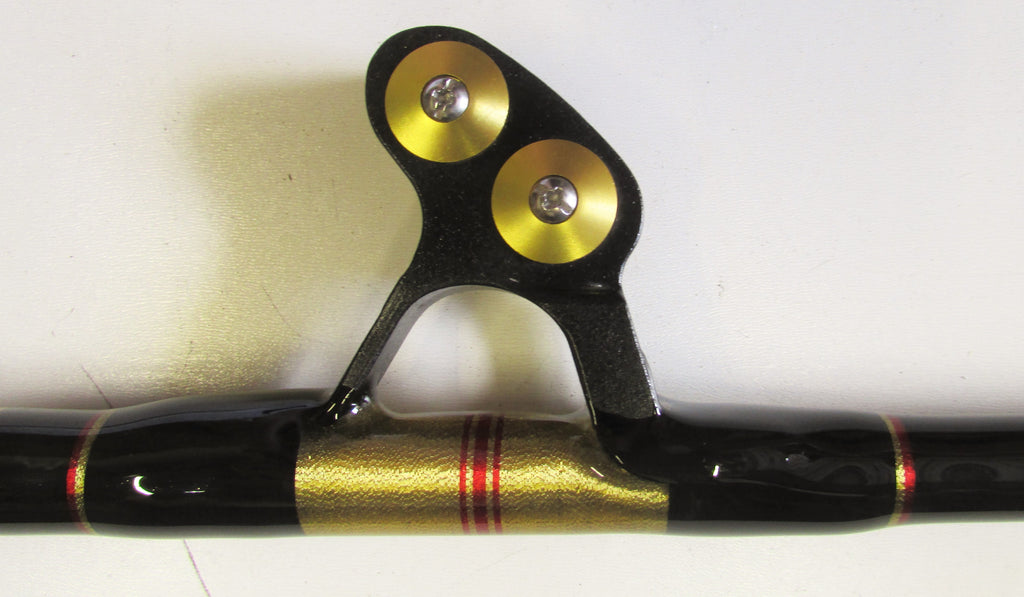 Pair of Goliath Series Trolling Rod 60-100 LB (Red and Gold)

This listing is for a pair of Goliath Series 60-100 
This is our Goliath Series 60-100lb rod  
ALL OF OUR RODS COME WITH A 5 YEAR GUARANTEE
*This rod is made usingSaltwater RodsXCALIBER MARINEXcaliber marine inc